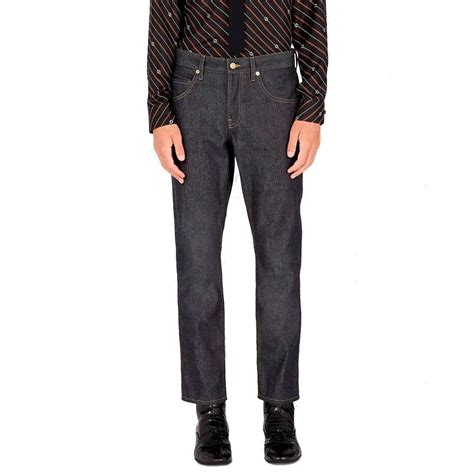 pantaloni a zampa gucci|gucci tapered jeans.